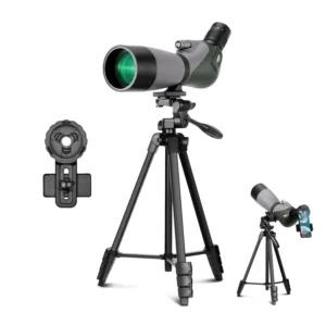 20-60x70 Spotting Scope with Adjustable Tripod,