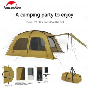 Waterproof Large Space Tent With Chimney Hole